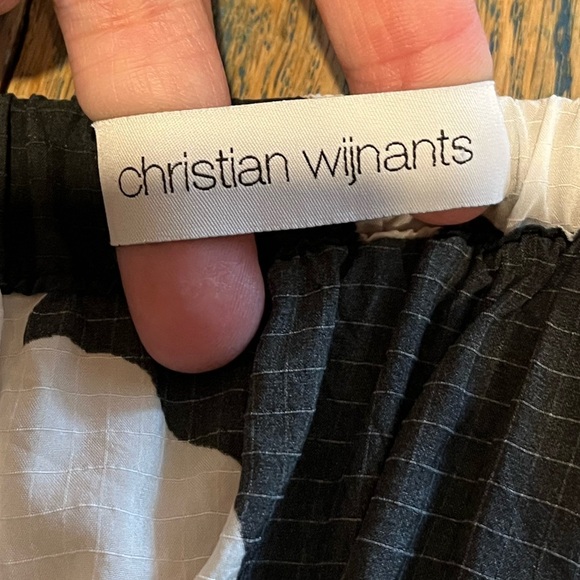 Christian Wijnants Black & White Floral Skirt – Size 42 - Picture 3 of 11